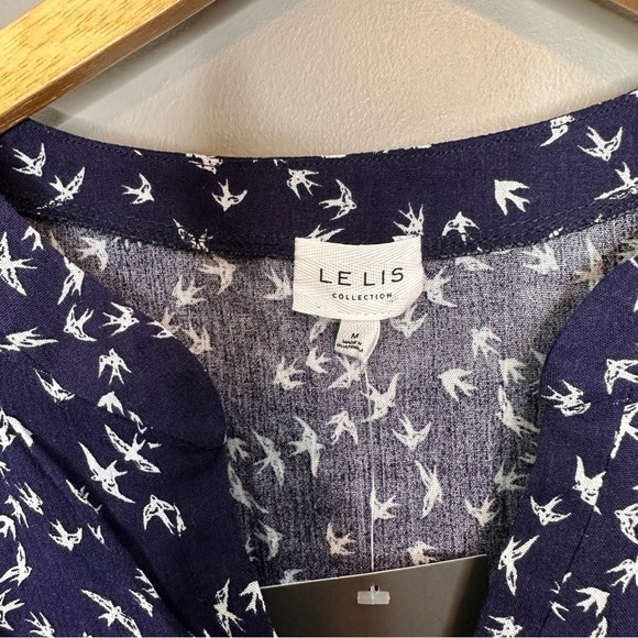 NWT Le Lis Collection Print belted Maternity blouse - Picture 4 of 9